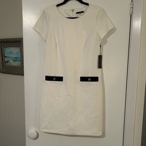 Tommy Hilfiger white Dress with Black Details